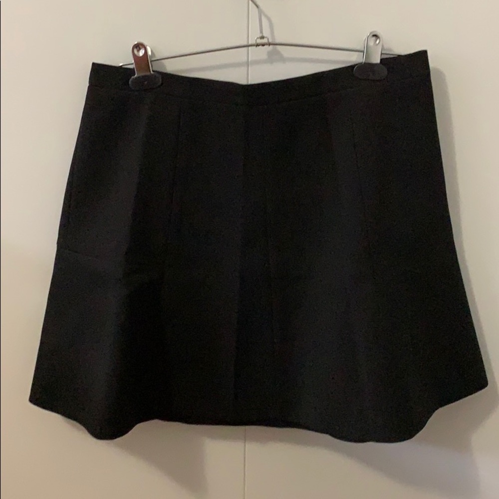 JCrew black A line skirt